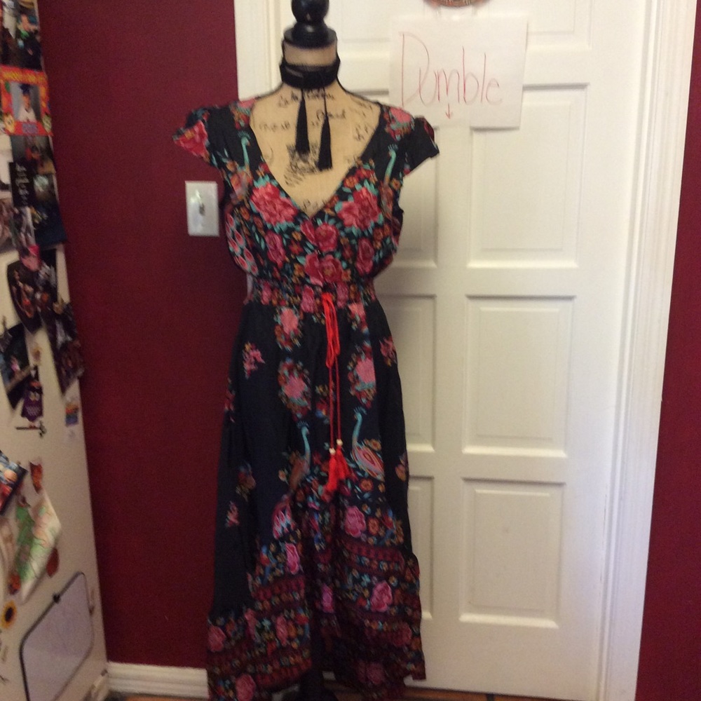 🦉🍁just in🦉🍁hi low print dress - Picture 3 of 8